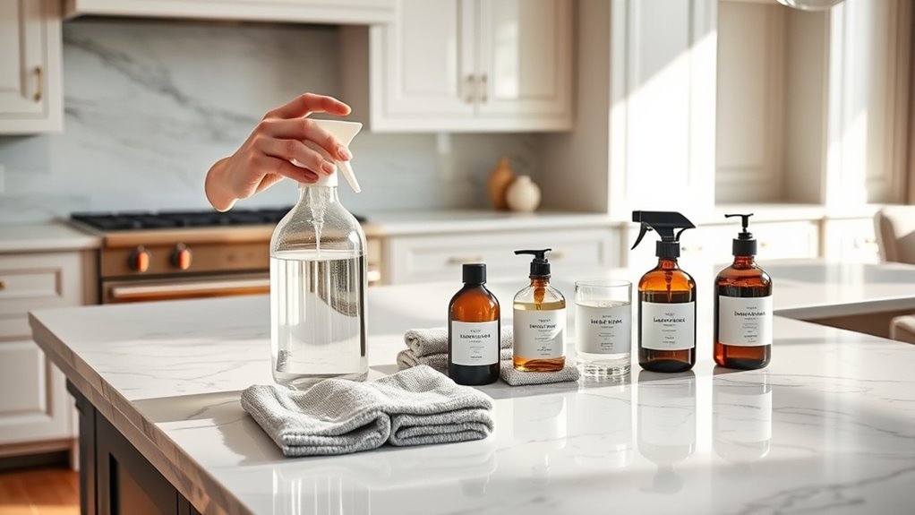 eco friendly cleaning product selection