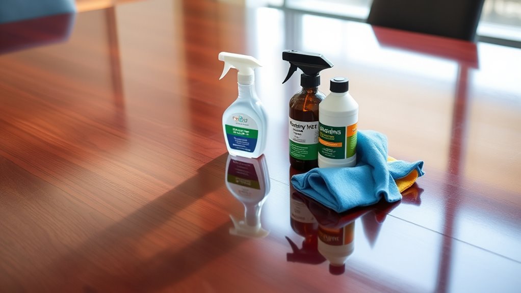 eco friendly cleaning product selection