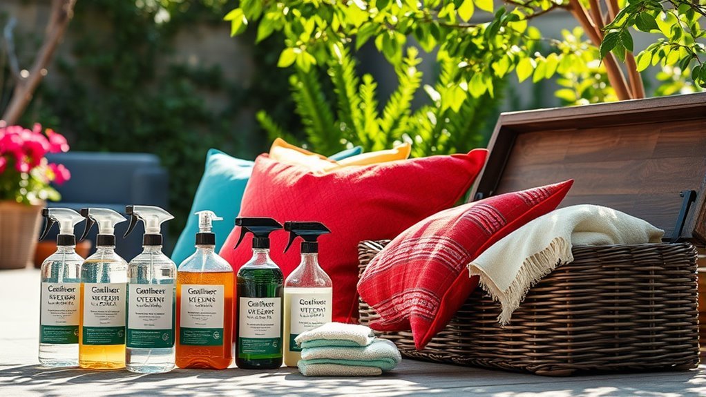 eco friendly cleaning supplies selection