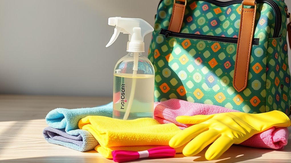 eco friendly cleaning supplies selection
