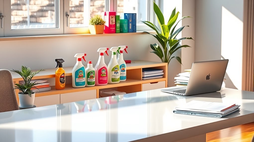 eco friendly cleaning supplies selection