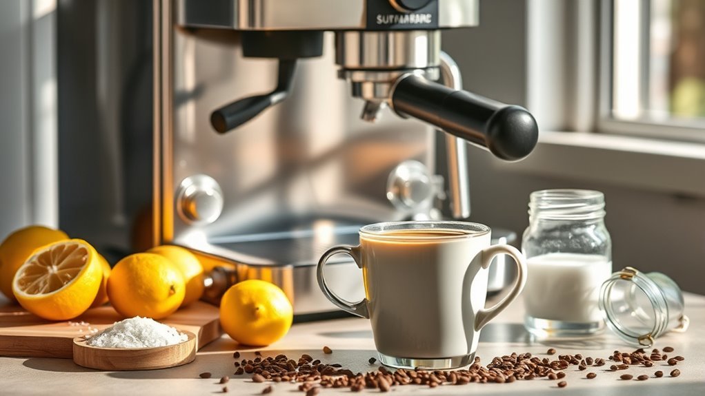 eco friendly coffee machine cleaning