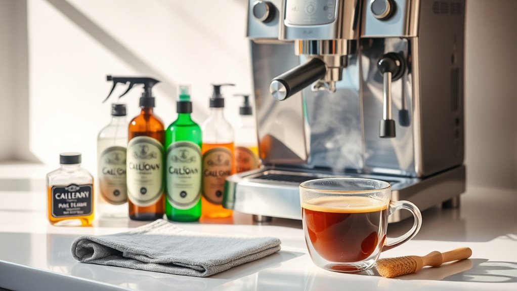 eco friendly coffee machine cleaning