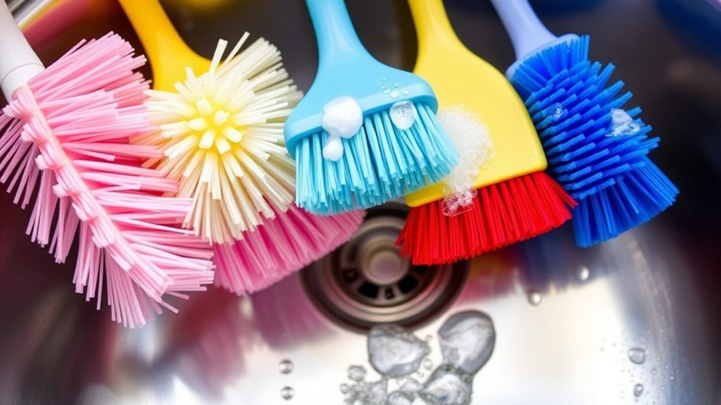 eco friendly ergonomic scrub brushes