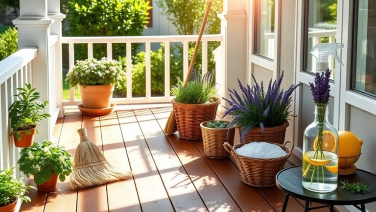 eco friendly porch cleaning tips