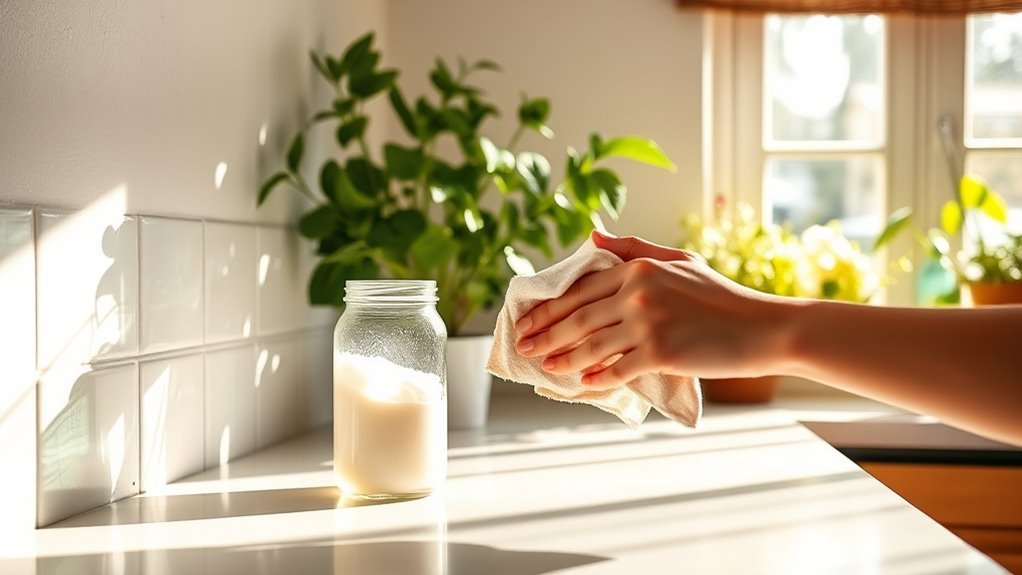eco friendly wall cleaning tips