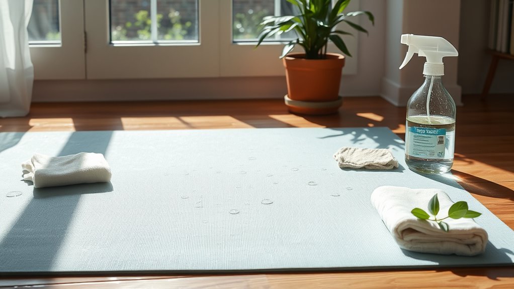 eco friendly yoga mat cleaning