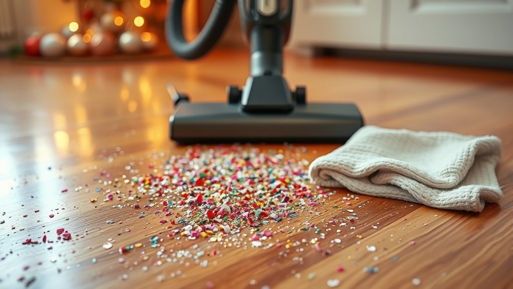 effective cleaning for glitter