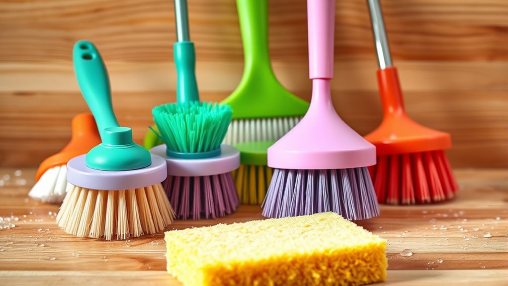 effective dish brush maintenance