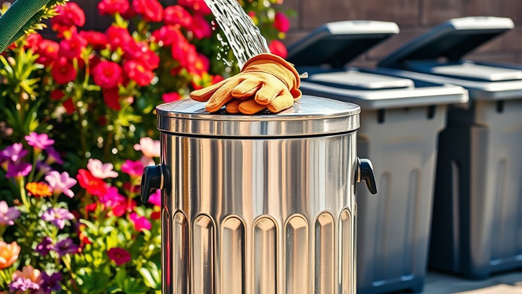 effective outdoor trash cleaning