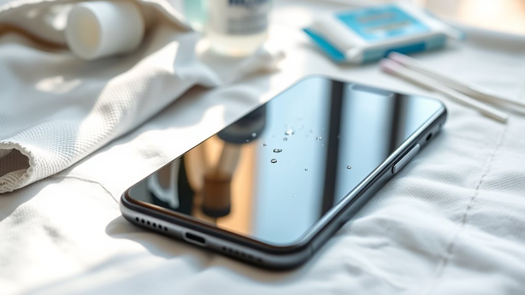 effective phone germ disinfection