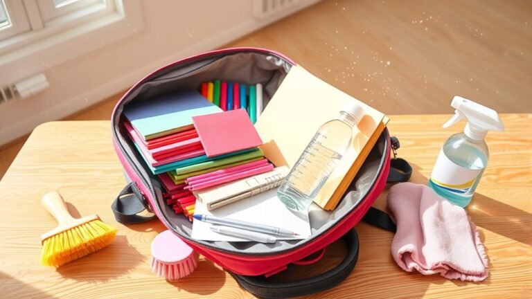 effective school bag cleaning