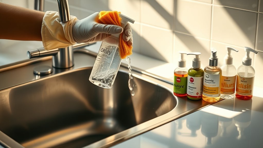 effective sink cleaning methods