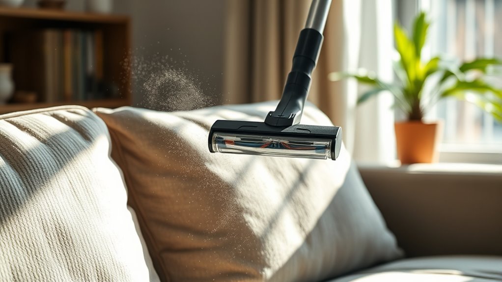 effective sofa vacuuming techniques