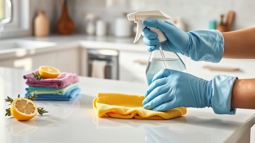 effective surface disinfecting techniques