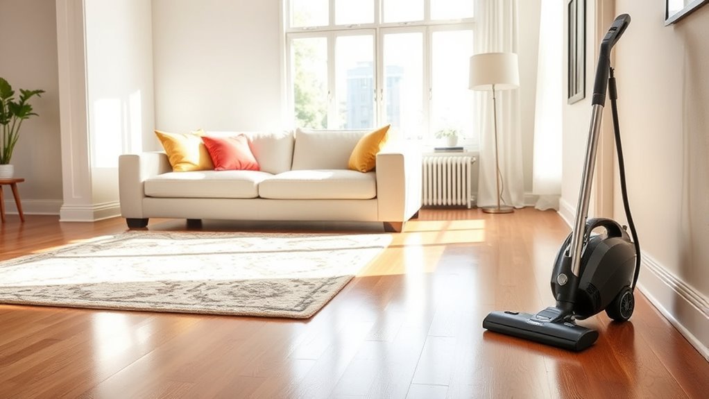 effective vacuuming and dusting