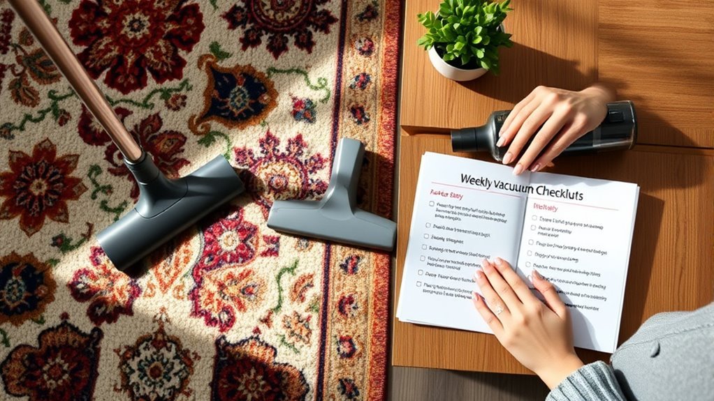 effective weekly vacuuming routine