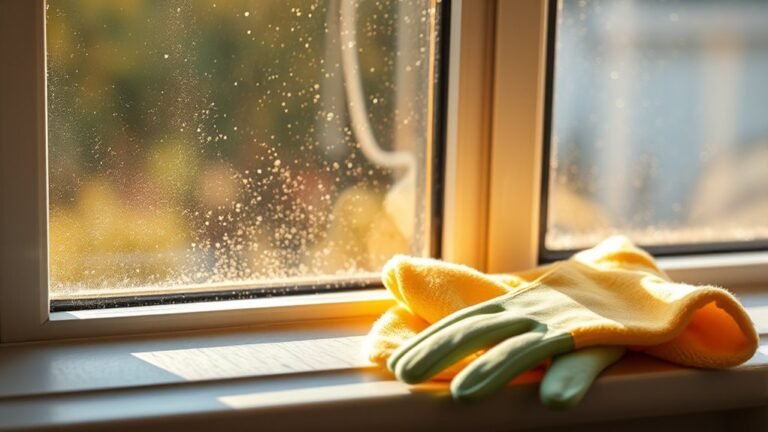 effective window sill cleaning