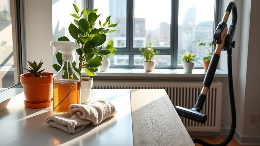 efficient cleaning routines established