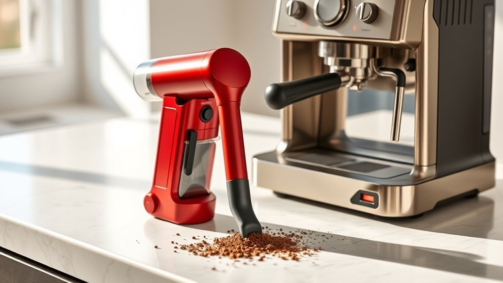 efficient espresso machine cleaning