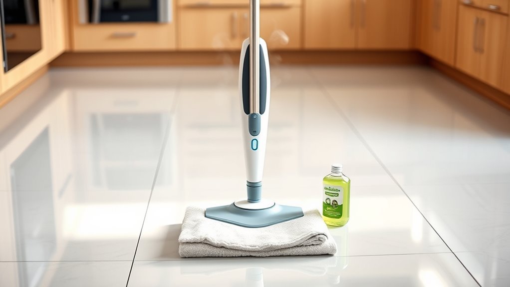 efficient tile deep cleaning