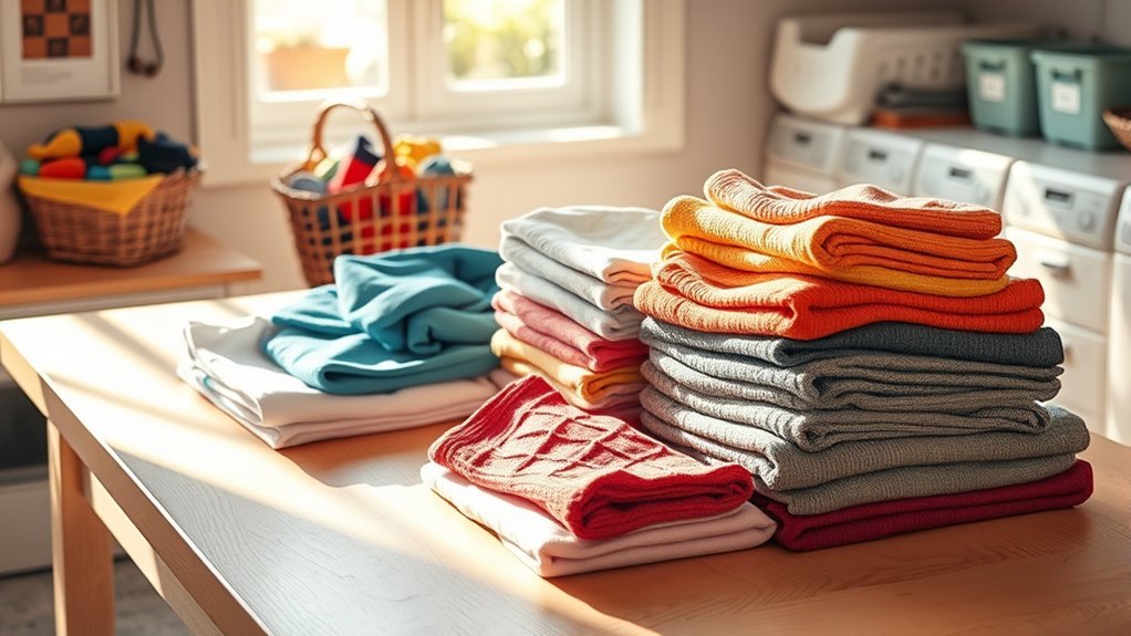 efficiently fold and organize