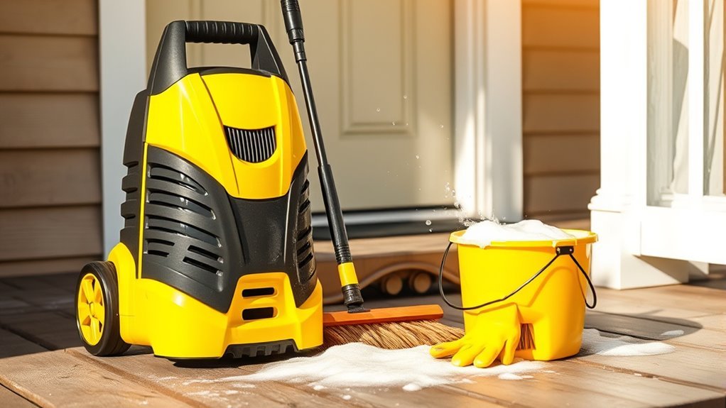 effortless porch cleaning solution