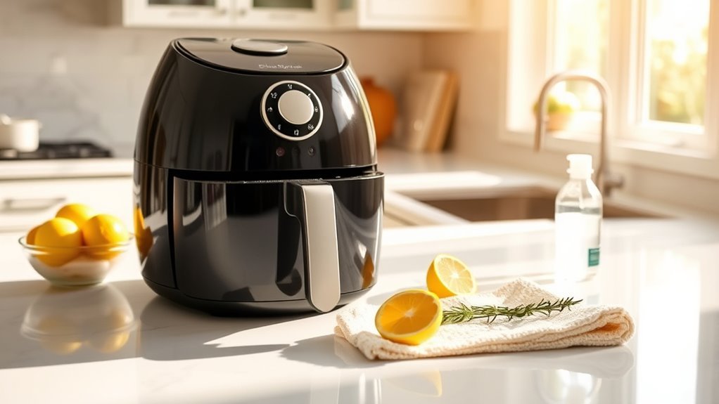 eliminate persistent air fryer odors