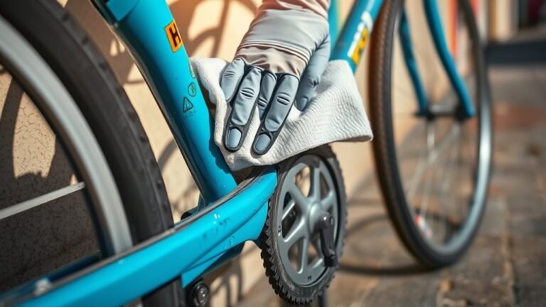 eliminating ink marks bicycle