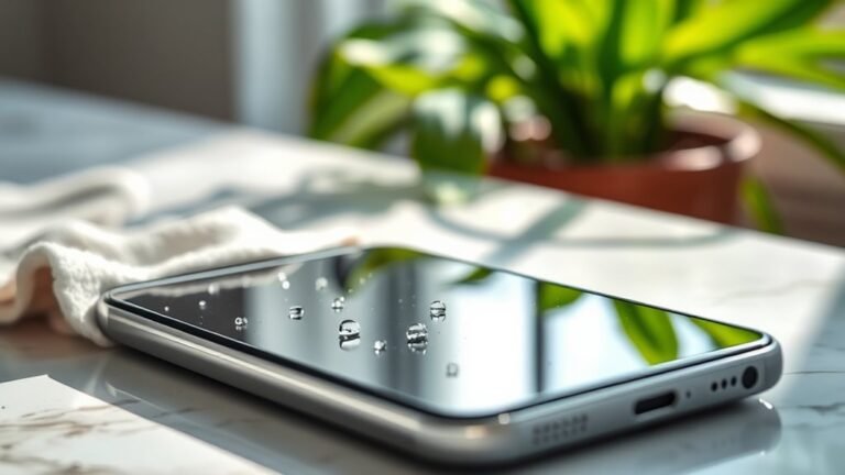 eliminating smartphone allergen stains