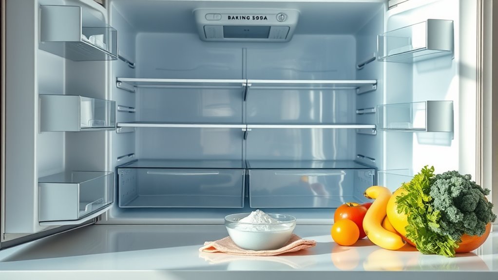 empty clean organize refrigerator