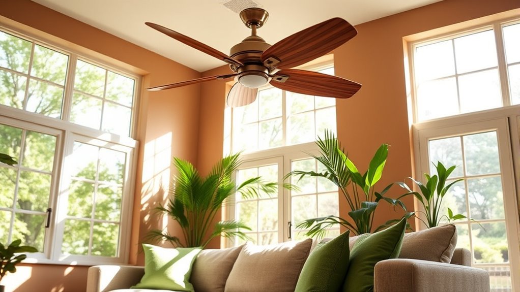 energy saving ceiling fan features