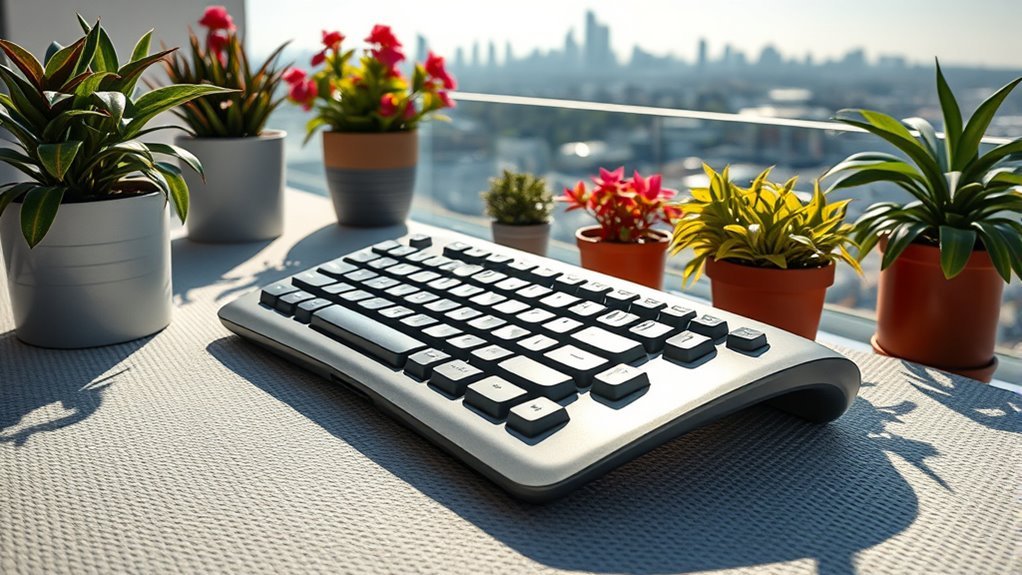 ergonomic keyboards enhance cleaning efficiency