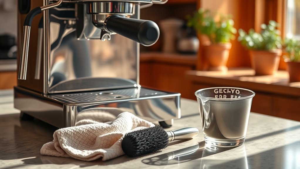 espresso machine cleaning tips