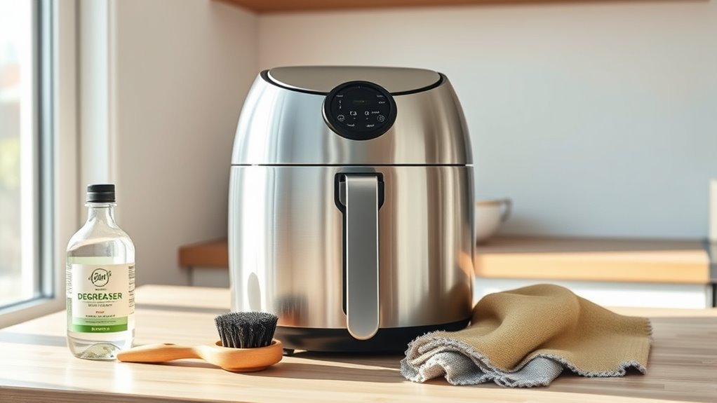 essential air fryer cleaning tools
