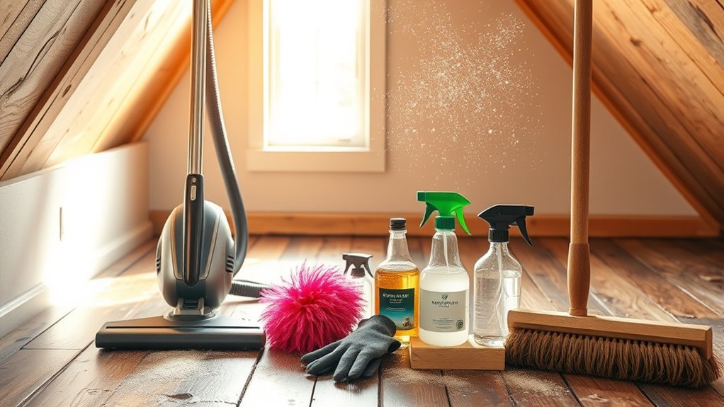 essential attic cleaning tools