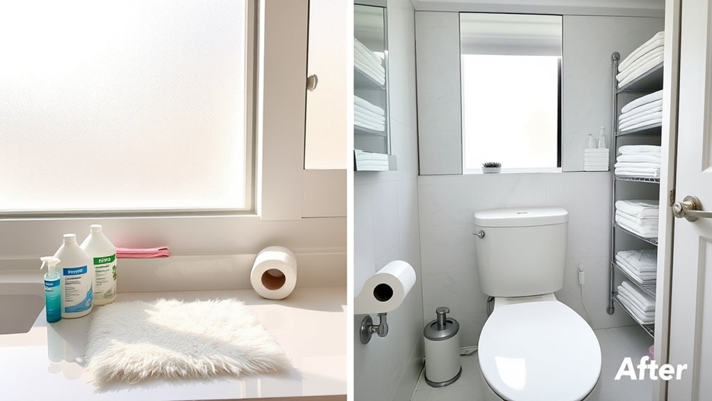 essential bathroom cleaning tasks