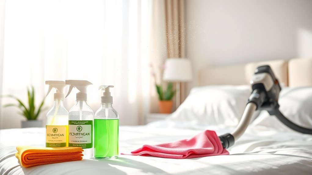 essential bedroom cleaning supplies