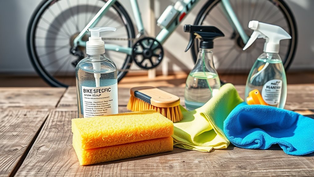 essential bike cleaning supplies
