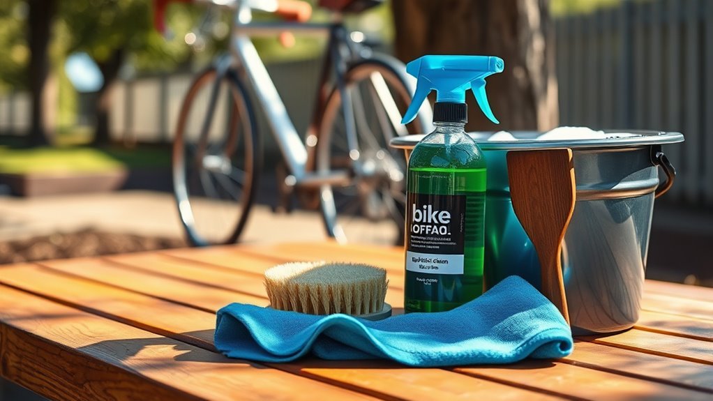 essential bike cleaning supplies