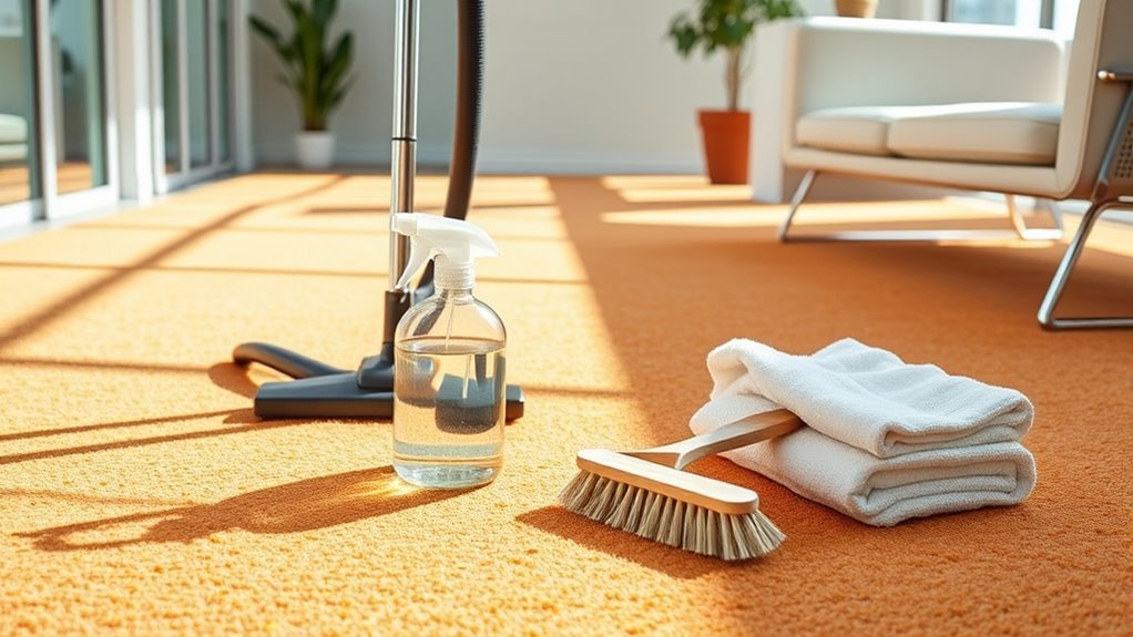 essential carpet cleaning supplies