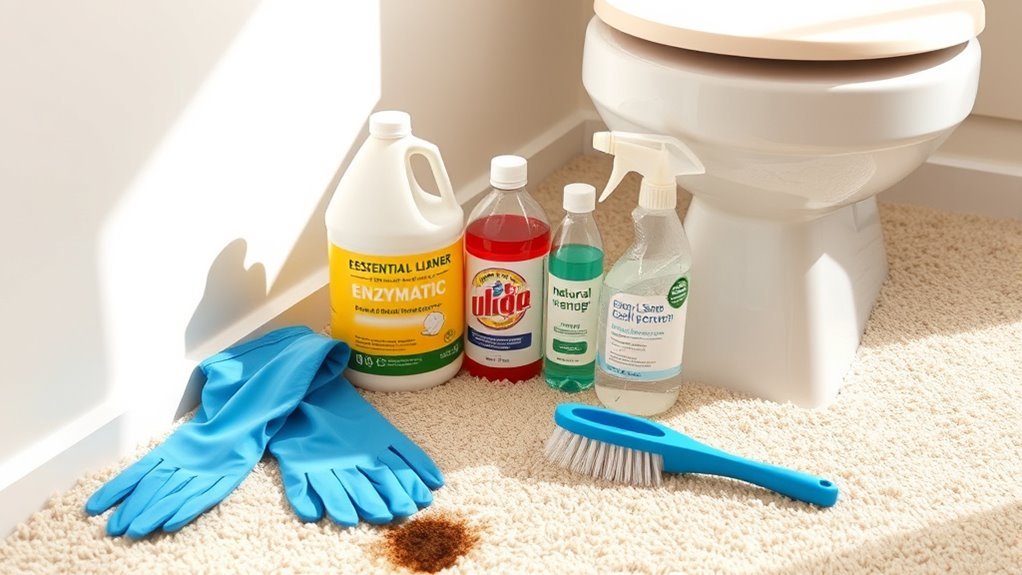 essential carpet stain supplies