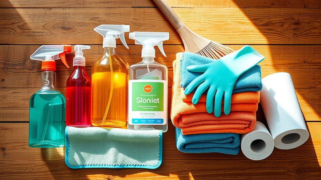 essential cleaning supplies checklist