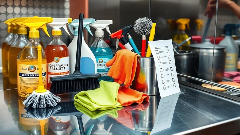 essential cleaning supplies checklist
