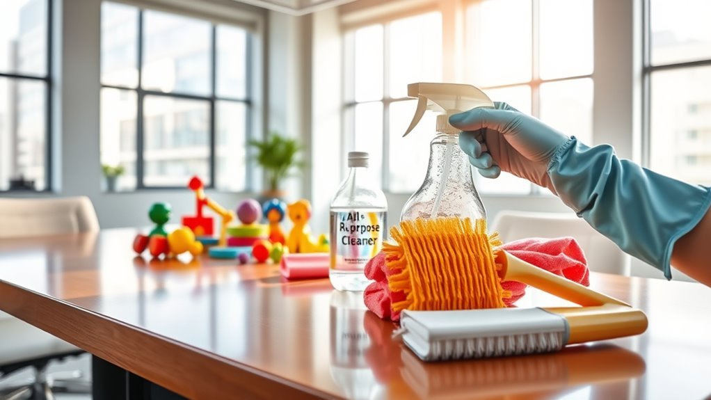 essential cleaning supplies needed