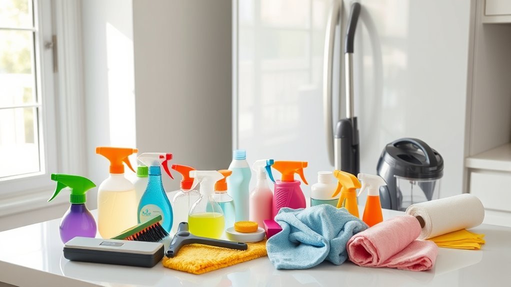 essential cleaning supply checklist