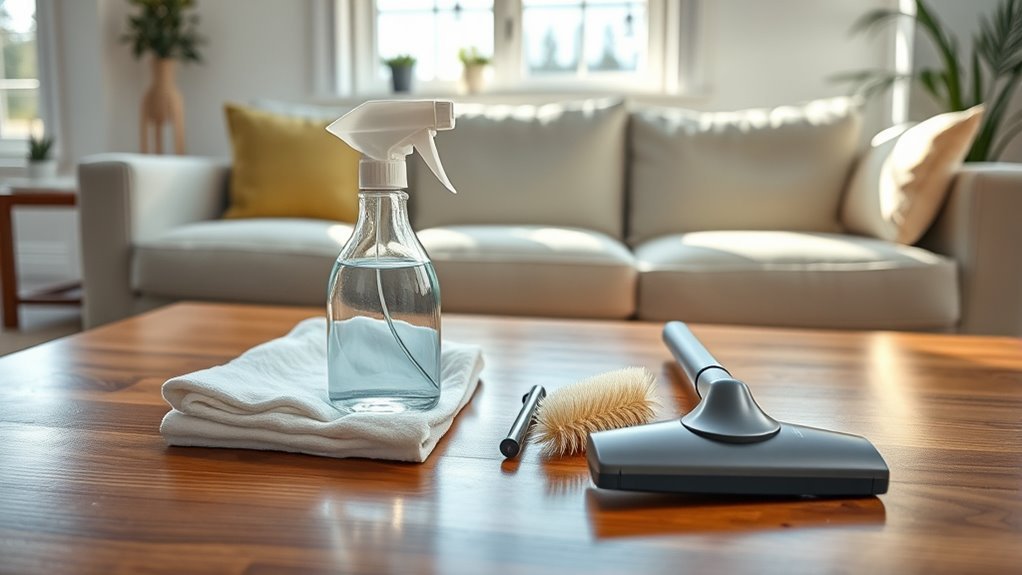 essential couch cleaning supplies