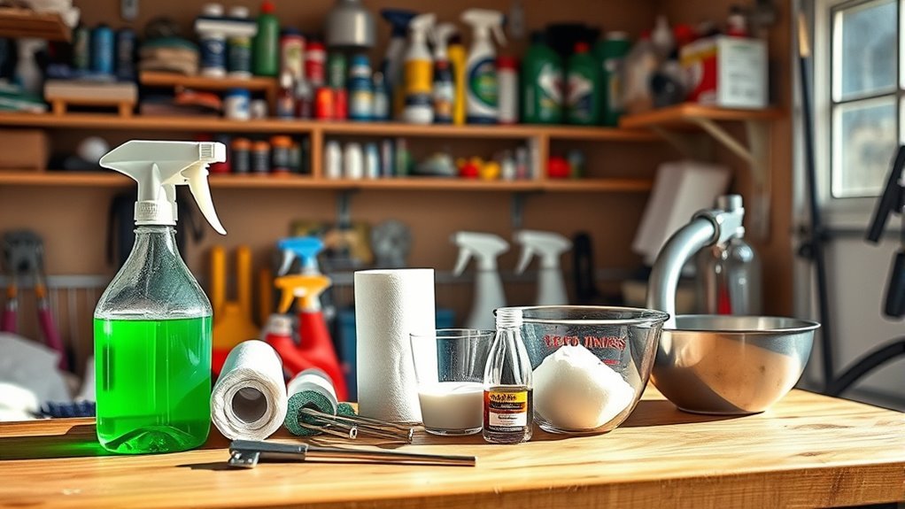 essential garage cleaning supplies