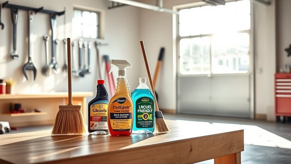 essential garage cleaning supplies