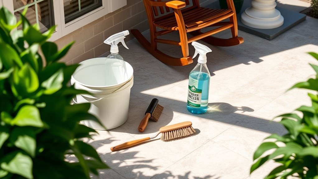 essential grout cleaning tools